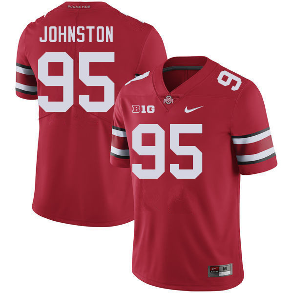 Cameron Johnston Ohio State Buckeyes Jersey College Football Uniforms-Red